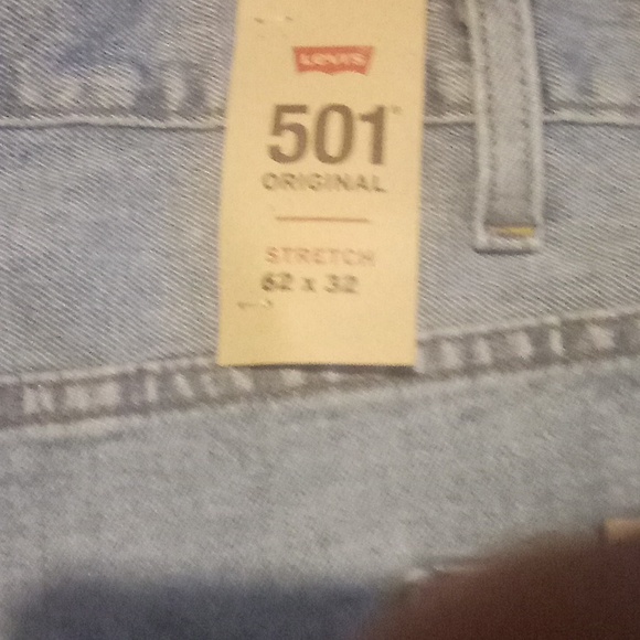 Levi's 501 Mens button fly knee whole jeans - Picture 4 of 13